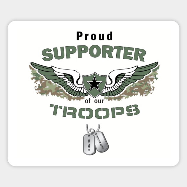 Support our Troops Magnet by krisk9k